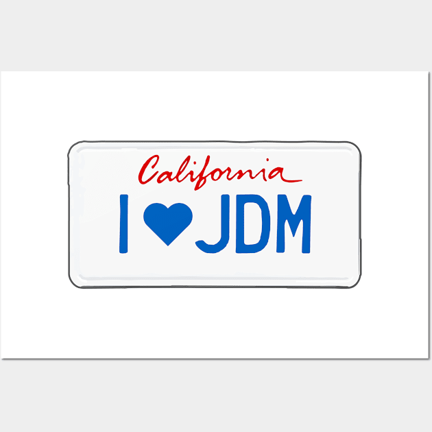 California JDM Love Wall Art by Widmore